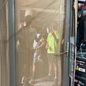 Andersen Window - Etched Glass Storm Door