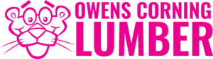 Owens Corning Lumber Logo (Pink)