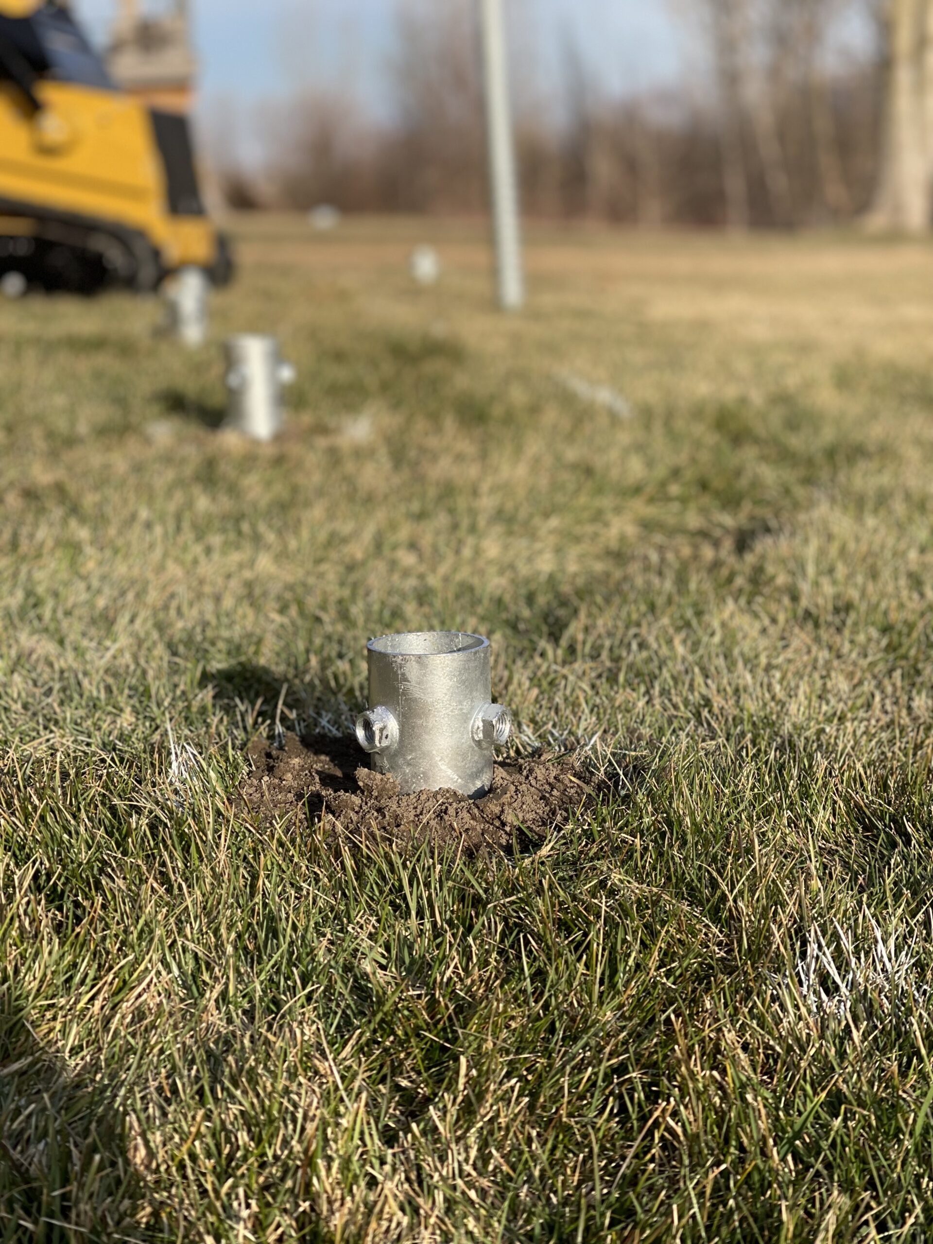 Michigan Ground Screws foundation system for outdoor construction projects